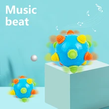 Zhorya музыкальный инструмент, прыгающий мяч, детские спортивные Обучающие игрушки, танцевальный мяч для детей, подарки