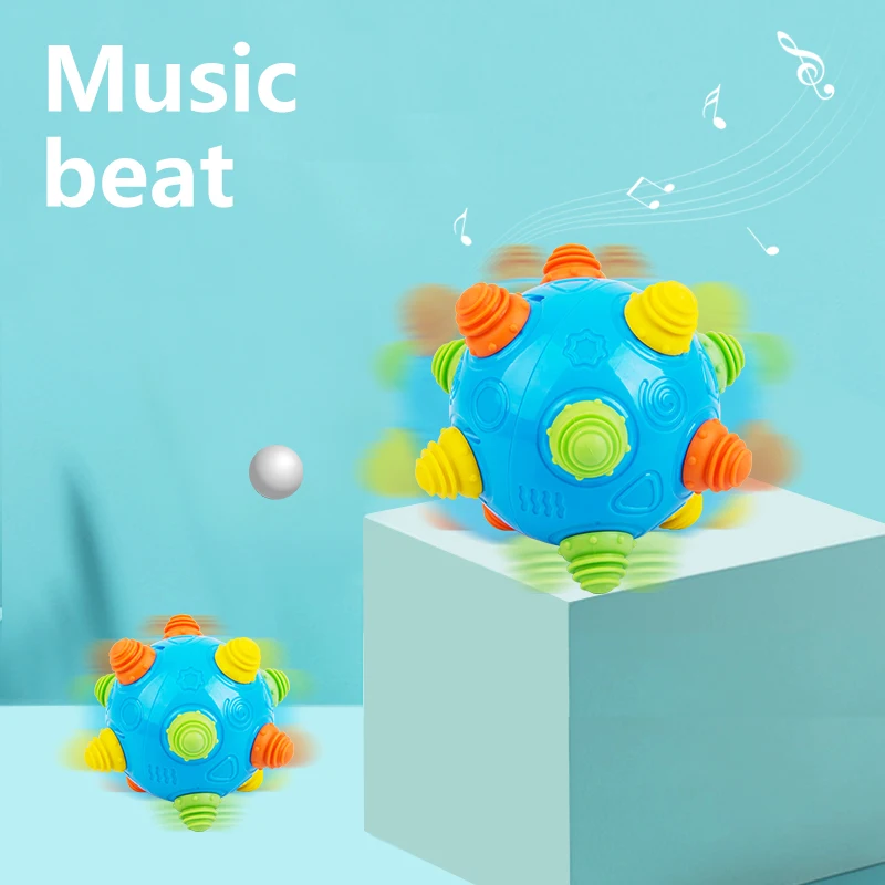 

Zhorya Musical Instrument Jumping Joggle Bouncing Ball Baby Outdoor Sport Toy Educational Toys Dancing ball for Children Gifts