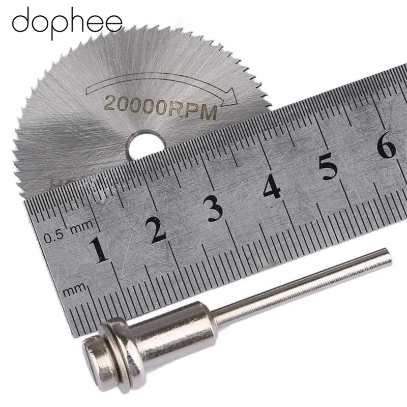 Dophee 1 шт. вращающиеся инструменты из стали диск с круговой обрезкой оправкой для
