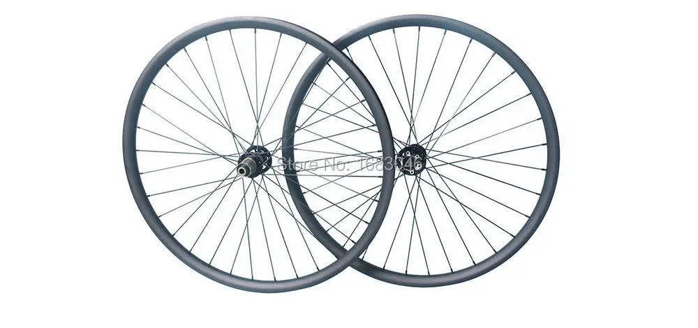 

2016New MTB Mountain wheelset 29er carbon Clincher 3K matt 30mm width 25mm depth hookless Disc brake