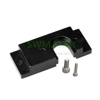 

Aluminum Alloy V6 HotEnd Mount plate with screws Black Color for DIY BullDog 3D printer Extruder