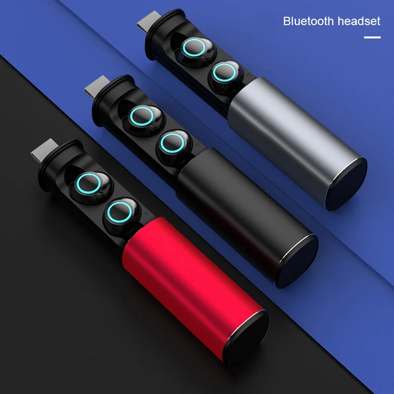 

S5 TWS Wireless Bluetooth Earphones 5.0 Waterproof Magnetic Absorption Stereo Music Earbuds Motion Mini Invisible Headphones