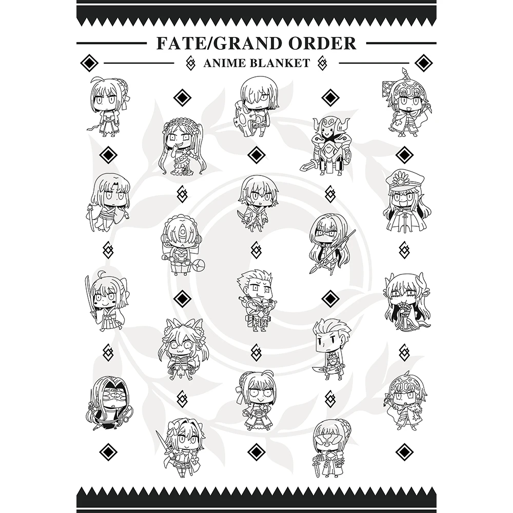 Фланелевое Одеяло 150x200 см в японском стиле аниме Fate Grand order Astolfo постельное белье