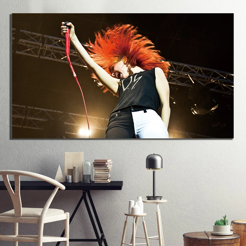 023 Paramore-американская рок группа хайли Вильямс холст 2" x 14" плакат