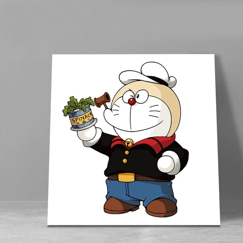 Japanese style cartoon Doraemon wall art framed poster pictures