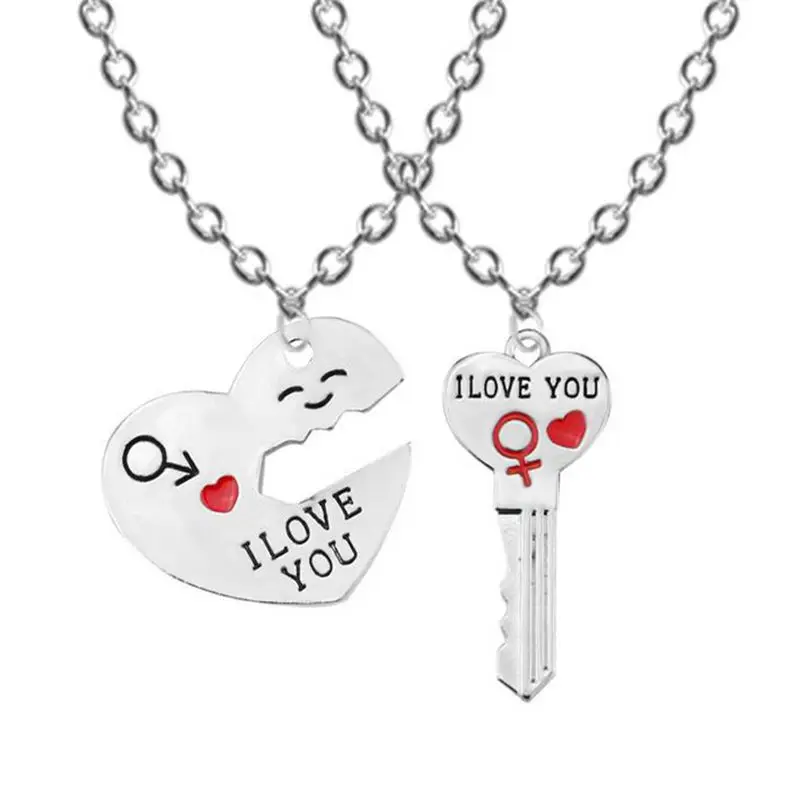 I Love You Heart Necklaces Pendant Friendship Best Friend Female