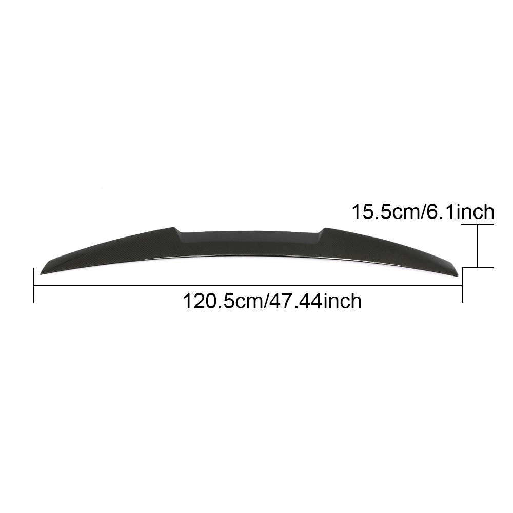 Для BMW 5 серии E39 M5 1996-2003 спойлер заднего крыла крышка багажника из углеродного волокна задний спойлер багажника