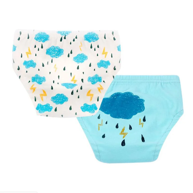 4pcs/lot Swan Cloud Cat Waterproof Potty Training Panties for Babies Leakproof Kids Drawer Panties Toddler Cotton Underwear