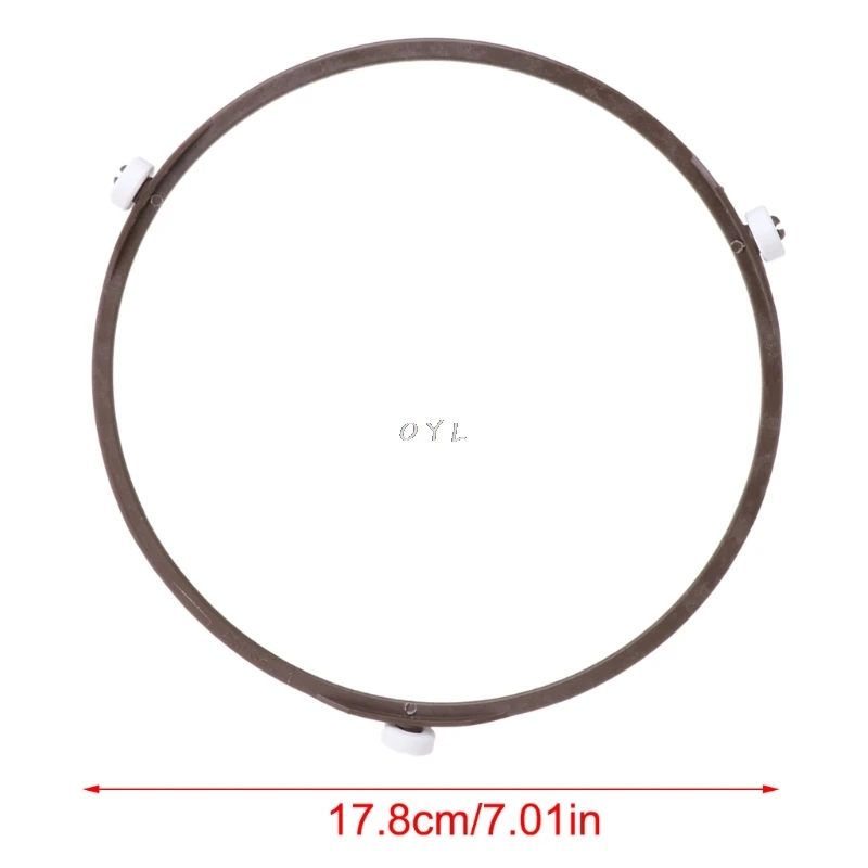 1,4 cm rad höhe Mikrowelle Teile Runde Förmigen Dreh Tablett Glas Platte Unterstützung 6,57 ''Innere