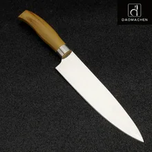 2017 de las Exportaciones de Carne de acero Inoxidable Cuchillo de Cocina del Cuchillo del Cocinero de 7 pulgadas Cuchillo Fileteado Cuchillos de Cocina Envío Gratis