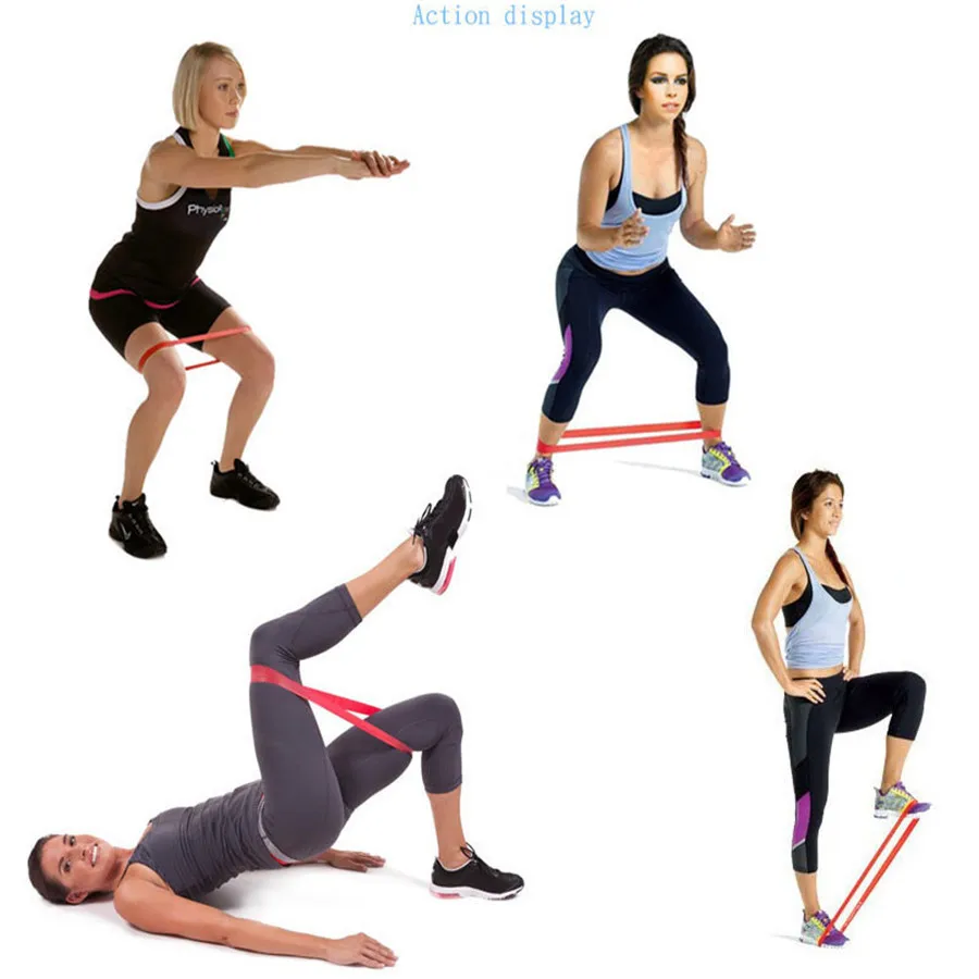 Yoga Resistance Rubber Bands Fitness Equipment For Sport Training Workout Elastic Bands (7)