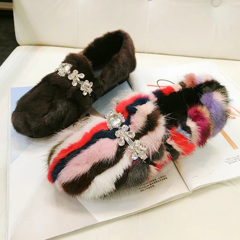 winter flat moccasins