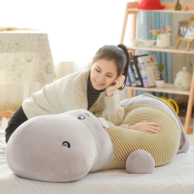 giant plush hippo