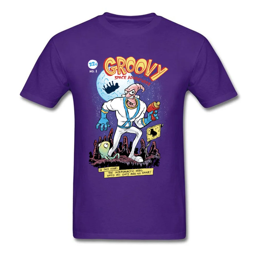 Футболка для видеоигр, новинка, футболка Groovy Space adventures Time Fight On Moon, футболка с фанатом из аниме, футболка для юноши