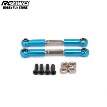 

RCAWD Steel Steering Servo Link Rear Arm Tie Rod For RC Car 1/12 Wltoys L959 L969 L979 L202 L212 L222 K959 Crawler Buggy