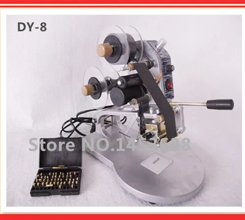 

Free Shipping Hot Code Printer Dy-8 (Manual) expiry date coding printer usage on labels paper and bags