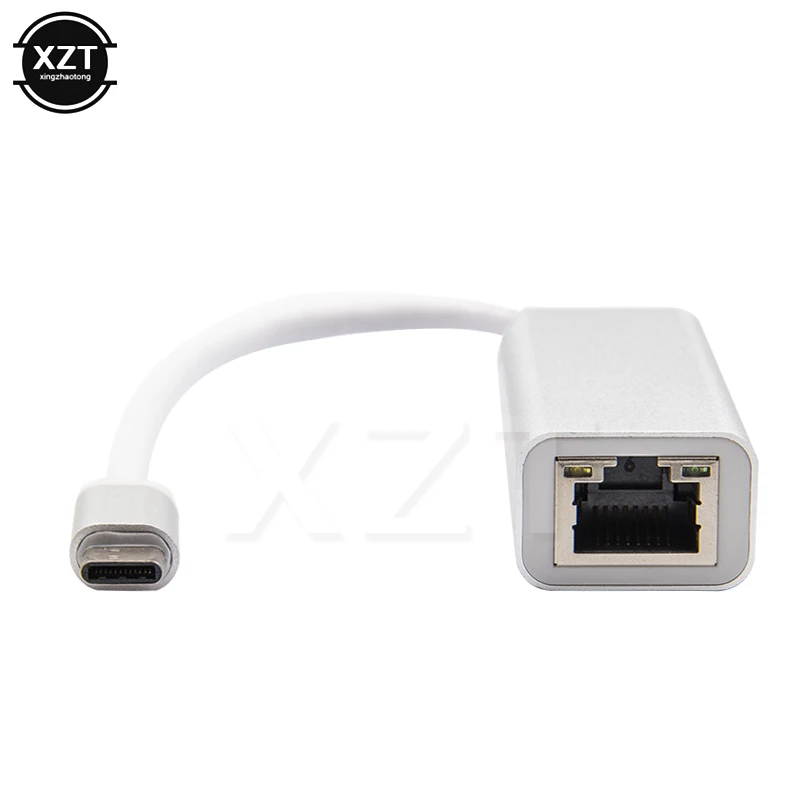 USB Ethernet адаптер USB C type-C сетевая карта RJ45 Lan Проводная для ноутбука MacBook Windows 8/10 10 м/100 м/1000 м алюминиевый сплав