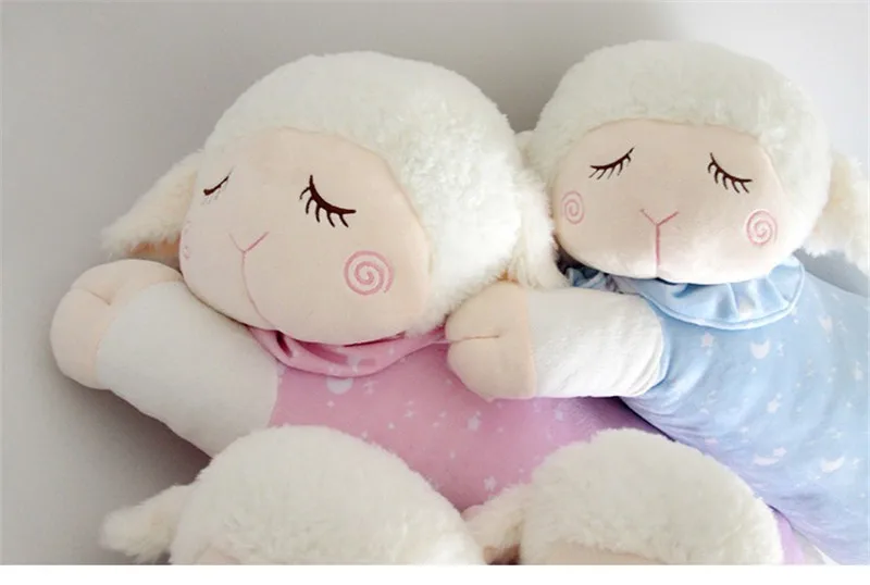 Super Soft Sweet Sheep Plush Toys Baby Kids Sleeping Comfort Stuffed Dolls Children Friends Lovers Gift 364656cm (2)