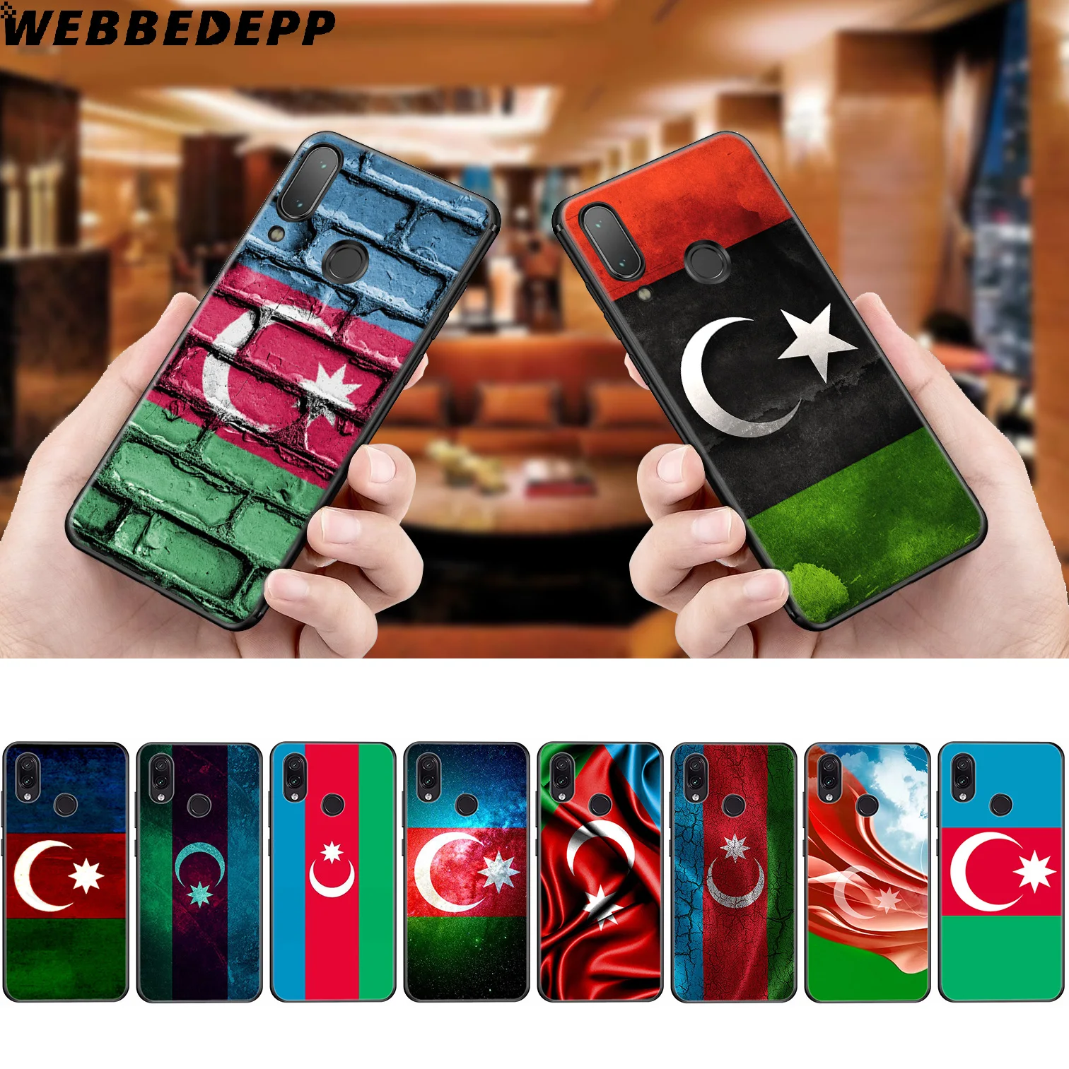 

WEBBEDEPP Azerbaijan buta flag Soft Case for Xiaomi Redmi K20 7A 4A 4X 5 5A 6 6A S2 Note 8 4 4X 5 6 5A 7 Pro Plus Prime