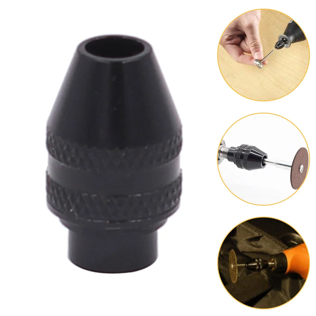 

Tail 0.5-3.2mm Keyless Drill Chuck Mini Drill Collet Rotary Tool Power Tool Accessoriess