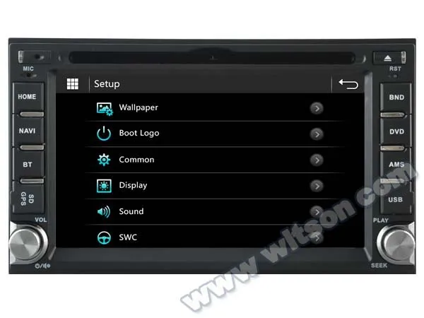 Perfect WITSON CAR DVD GPS for HYUNDAI SONATA/ELANTRA car audio player with bluetooth car stereo navigation gps support DVR/Wifi 1