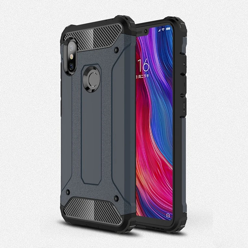 Rugged Dual Layer Armor Case For Xiaomi Mi 8 Lite Se Mi 6x 5x A1 A2 Silicone Rugged Case For Redmi Note 6 Pro 5a 5 Plus 4x Cover Cover For 6 Pluscover Covers Aliexpress