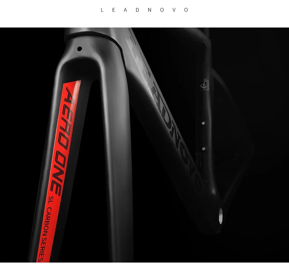 Clearance NEW carbon road frame inner cable Di2&Mechanical racing bike carbon road frame+fork+seatpost+headset carbon road bike LEADNOVO 7
