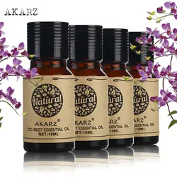 AKARZ известный бренд кокосового чая дерево Лаванда пачули эфирные масла пакет ароматерапия, массаж спа для ванной 10 мл * 4