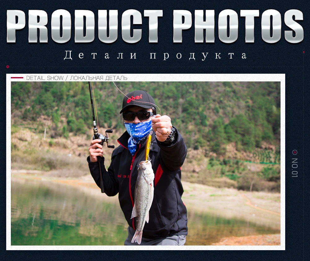 Vara de Pesca Obei Fiação Fundição Isca Predador Alta Rotação Carbono ul Fuji Guia Hastes Pesca Equipamento Lurekiller 5 Varas de pescar