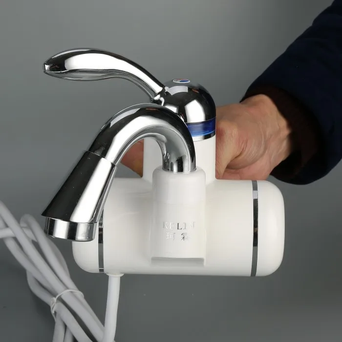

Kitchen Faucet Electric Instant Heating Faucet Cold and Hot Water Tap Basin Faucet with CE