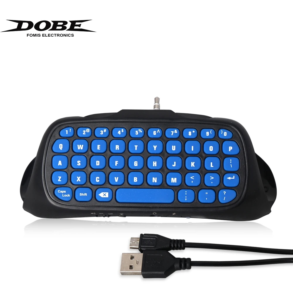 

DOBE Game Controller PS4 Wireless keyboard Message Keypad Gamepads 2.4G Receiver Wireless For PlayStation4/Slim/Pro TP4-022.
