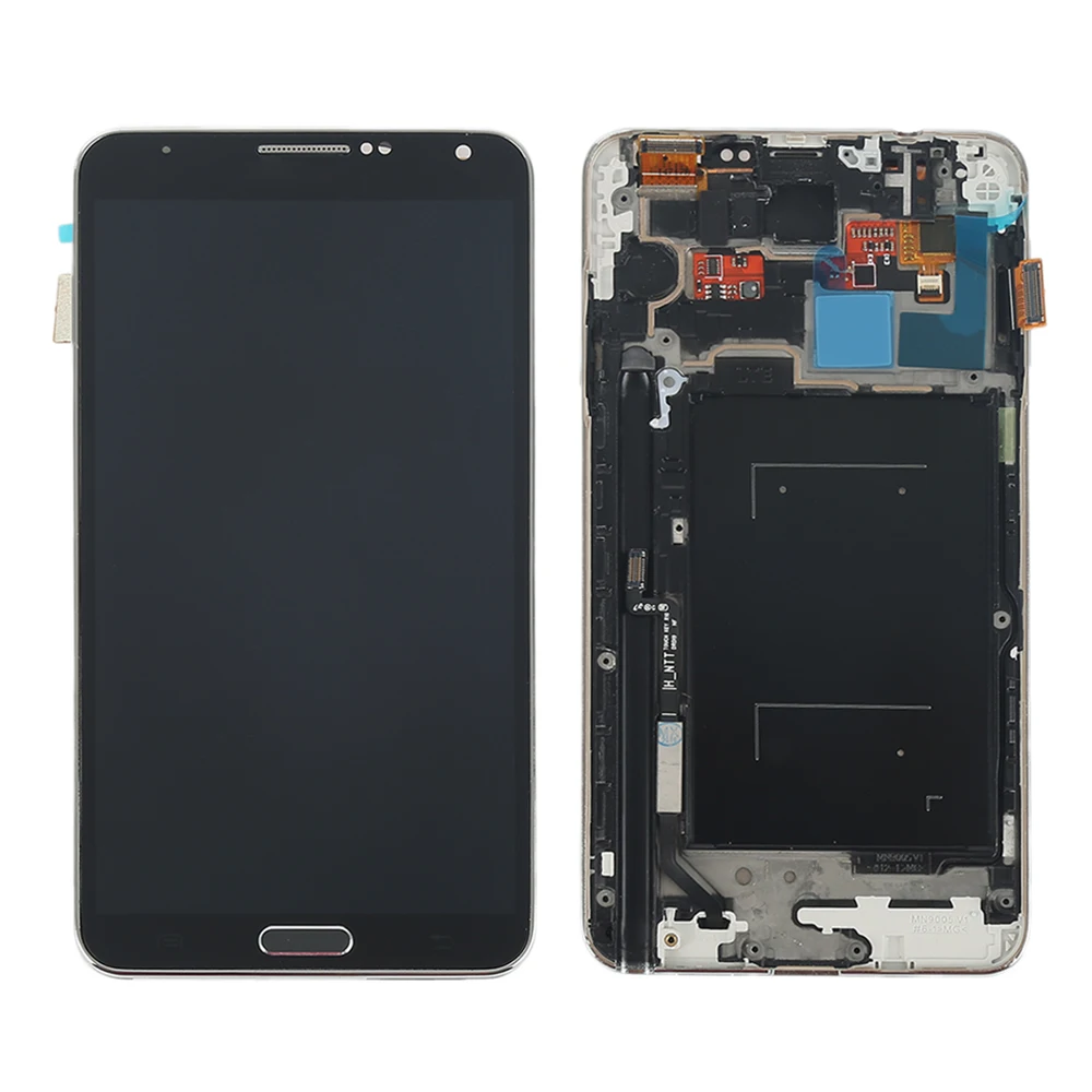 

Celular Original for Samsung Note 3 Lcd Samsung Galaxy Note 3 N900A LCD Display Touch Screen Digitizer Assembly with Frame HWC