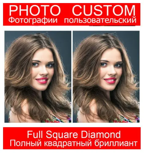 

Photo Custom 5D DIY Daimond Painting Private custom Make Your Own Diamond Painting 3D Full Drill Diamond Rhinestone Embroidery