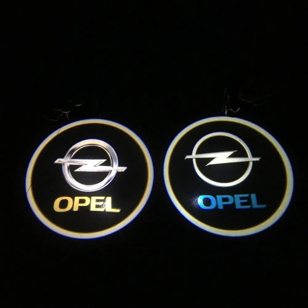 Светодиодный прожектор для автомобильной двери лампа с логотипом opel Astra H G J Insignia