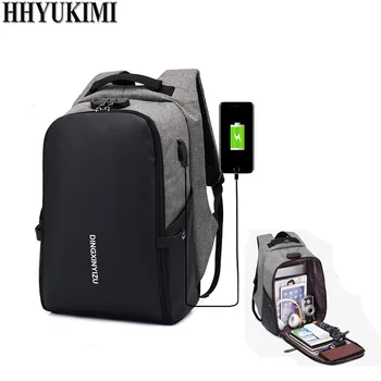 

2020 New Anti-thief Fashion Men Backpack Multifunctional Waterproof 17.3 inch Laptop Bag Man USB Charging Travel Bag