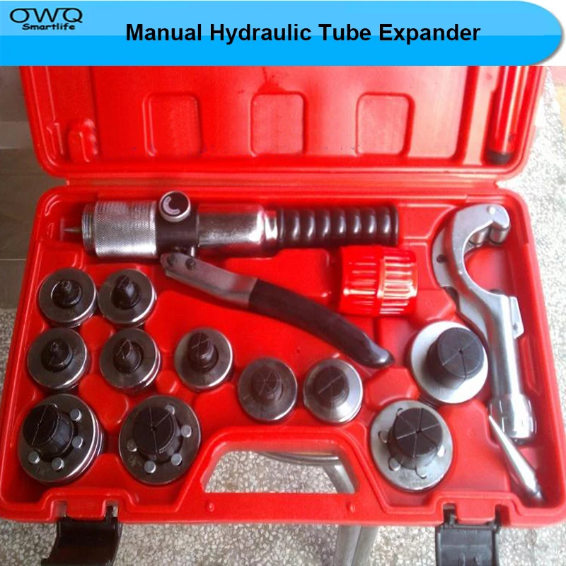 Manual Hydraulic Tube Expander (10 42mm) Expanding Tool Set (3/8 to 1 5
