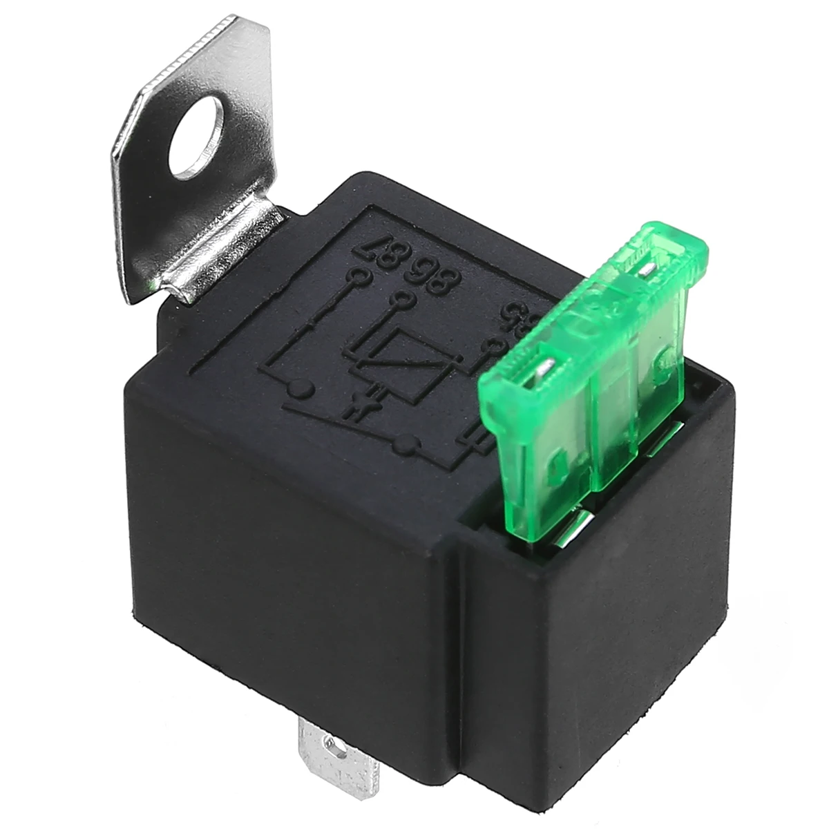 

Auto Interior Switches 1pc 12V Relay 4 PIN Automotive 30AMP RY28 Normally Open Contact+30A Fuse