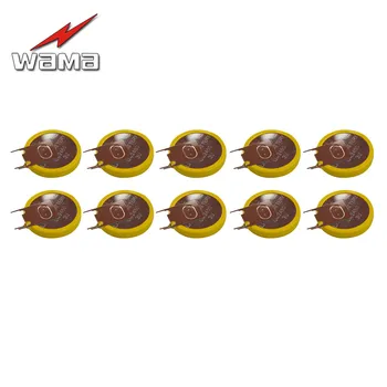 

10pcs CR2450 3V 3 Feet Welding Solder Pins Battery Wristband Watch Accessories Replace Button Cell Coin Batteries