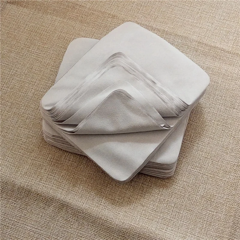 

ZhenKeRou 5pcs/Lot High Quality Gray Microfiber Cotton Soft Glasses Lens Cloth for Camera Lens Screen Cleaning Cloth