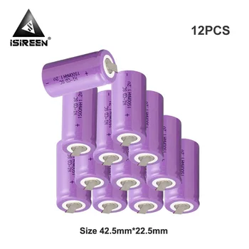 

SC Ni-CD 1.2V 1500mAh Rechargeable Battery Cells DIY Power Tool Battery Packs Subc Ni CD Accumulator Electric Massagers Toys