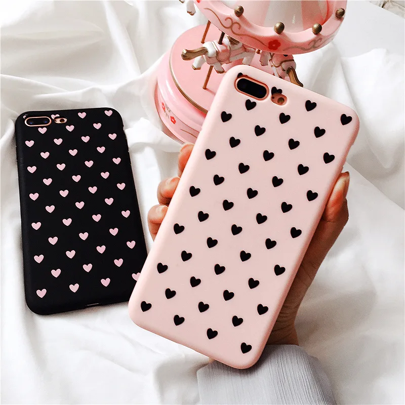 

3D Heart Comme des Squishy Case Phone For iphone 8 XR 7 Xs Max X 6 6s 8Plus Love Heart Shape Case For iPhone 8 6 6s 7 X 7Plus XR