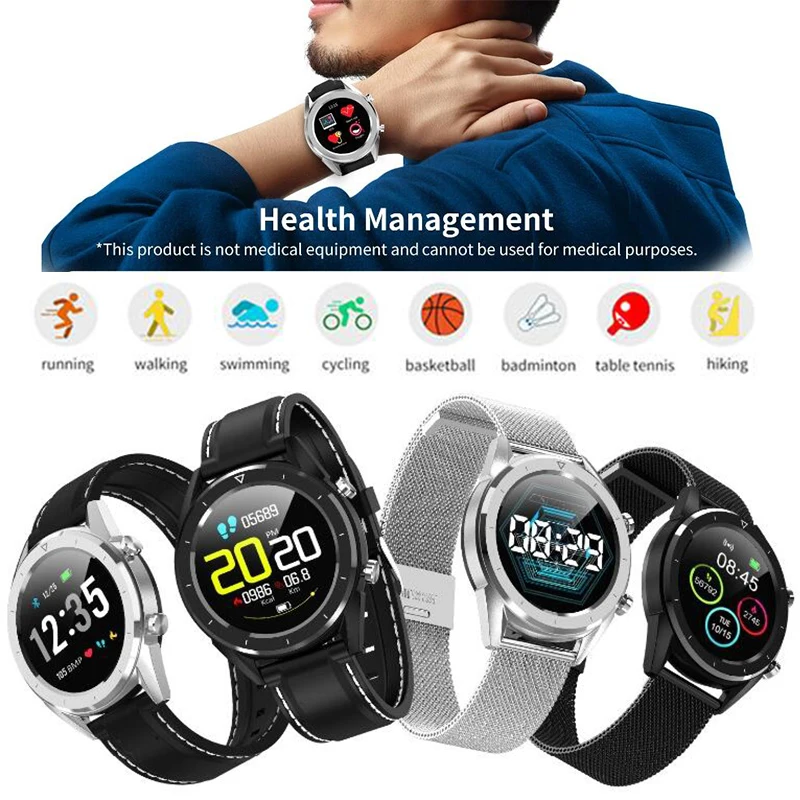 

ECG Smart Watch Men IP68 Waterproof Heart Rate Monitor Fitness Tracker Altitude Meter Sport Smartwatch Reloj Deportivo