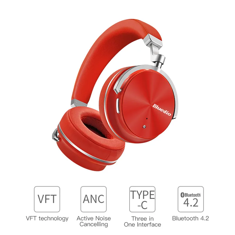 Original Bluedio T4S Wireless Bluetooth Headphones noise cancelling headset with microphone for cell phones 