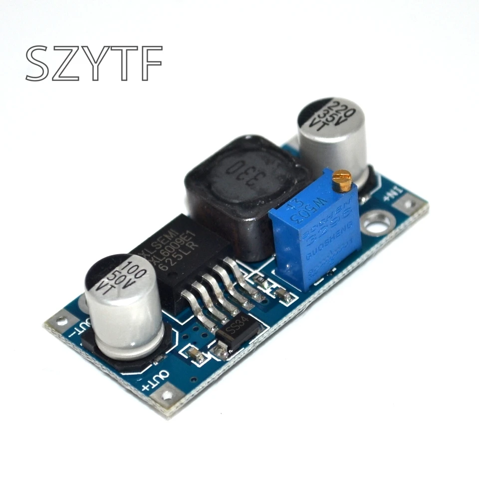 

XL6009 DC-DC Booster module Power supply module output is adjustable Super LM2577 step-up module