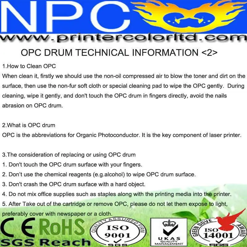 Opc барабан для OKI DATA C831cdtn/C831dn/C831n/C841cdtn/C841dn/C841n/C822/C822N/C822DN/C822DTN/44844405/44844406/44844407/