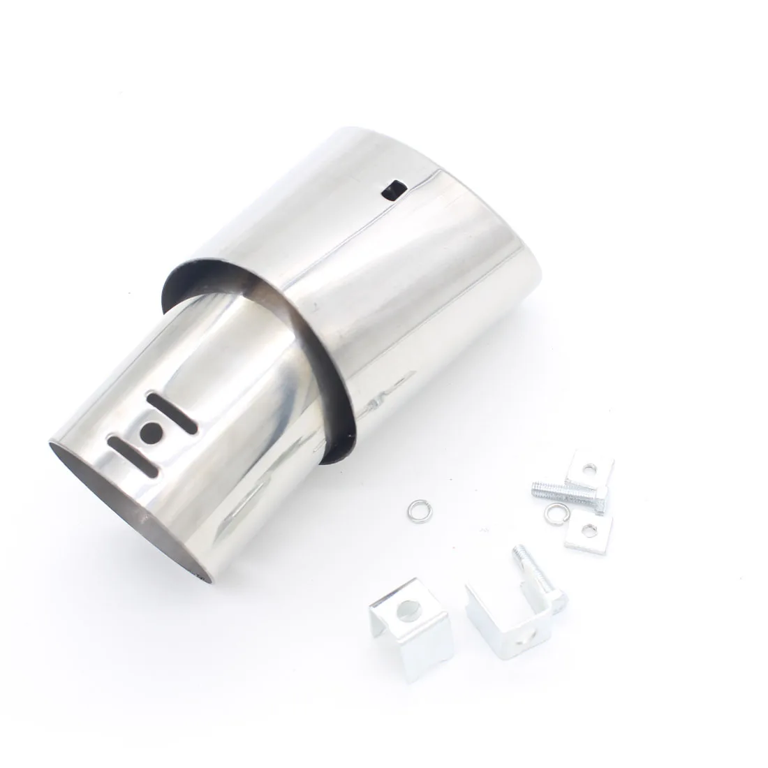 Dongzhen Stainless Steel font b Car b font font b Exhaust b font Pipe Tail Muffler