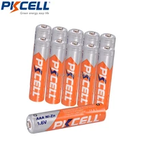 10 шт. PKCELL nizn батарея 1,6 в AAA 900mwh 3a перезаряжаемые батареи из материалов NIZN Высокая реальная емкость