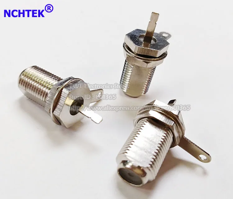 

NCHTEK F Female RF Panel Mount Connector Adapter Plug/Free Shipping/30PCS