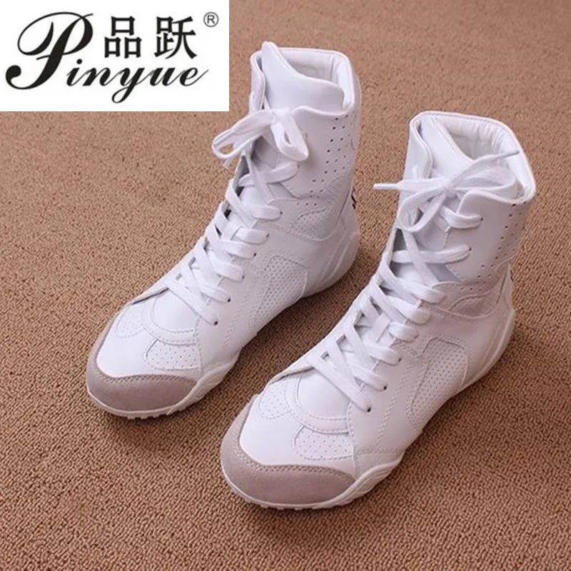 Luxury brand Hip hop dancing cool white Shoes Fashion Boots High Top