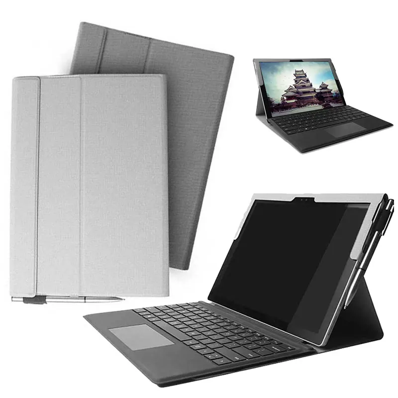 Eagwell чехол Крышка для Microsoft Surface Pro 5 12 3 дюймов PU кожаный ноутбука Стенд | Компьютеры